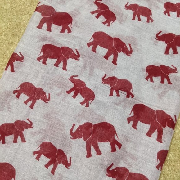 Red Elephant Scarf - Picture 2 of 5